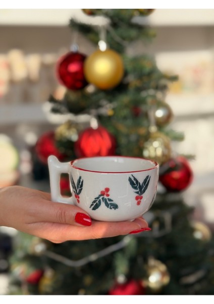 200ML Noel Yapraklı Seramik Kupa fiyatları