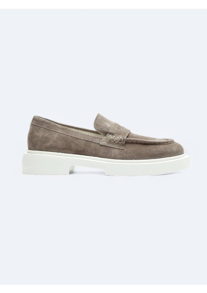 Vizon Süet Smart Casual Loafer indirimleri