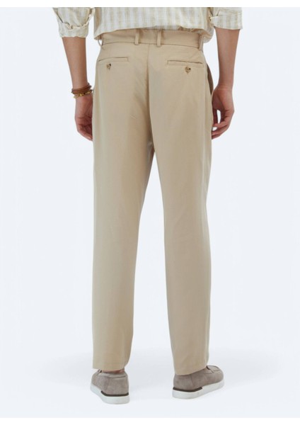 Deve Tüyü Dokuma Loose Fit Casual Pantolon