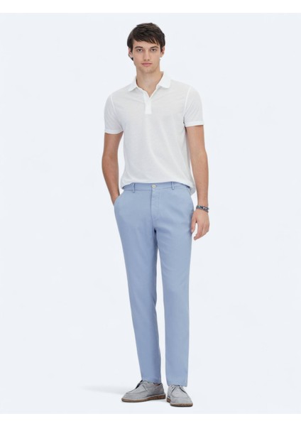 Mavi Dokuma Jogging Fit Casual Pamuk Karışımlı Pantolon indirimleri