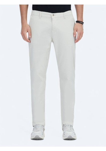 Taş Düz Dokuma Jogging Fit Casual Pamuk Karışımlı Pantolon