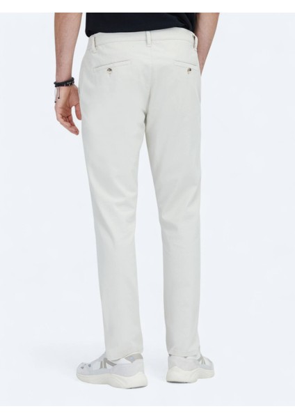 Taş Düz Dokuma Jogging Fit Casual Pamuk Karışımlı Pantolon