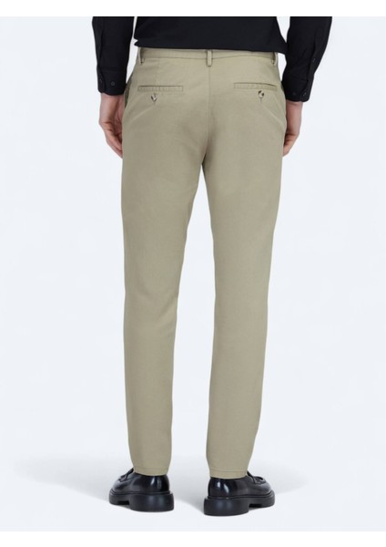 Deve Tüyü Düz Dokuma Regular Fit Casual Pamuk Karışımlı Pantolon indirimleri