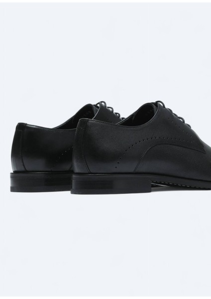 Siyah Deri Klasik Ayakkabı