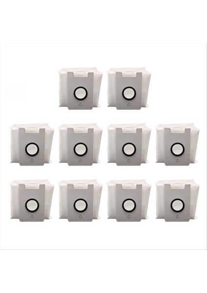 Midea Q9 Istasyonu Için Toz Torbası Vakum Ataşmanı Yedek Parçalar Dokunmamış Çöp Torbaları 10 Adet (Yurt Dışından)