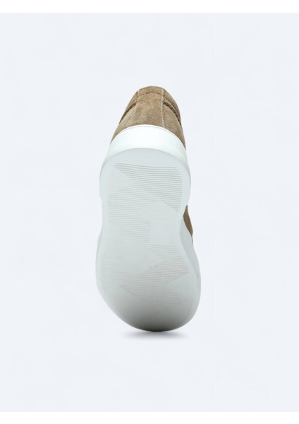Bej Süet Smart Casual Ayakkabı