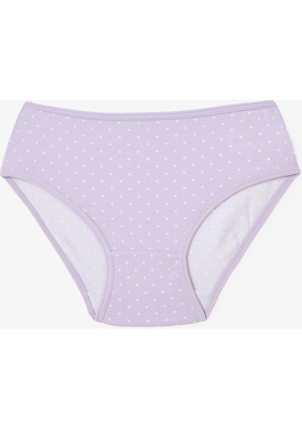 Kız Çocuk Cotton Çok Renkli 5'li Slip