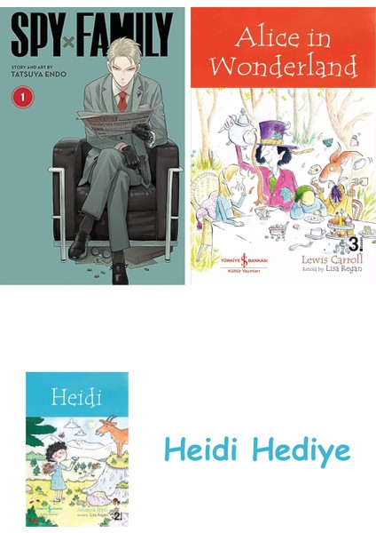 Spy x Family, Vol. 1: Volume 1 + Alice In Wonderland + Heidi