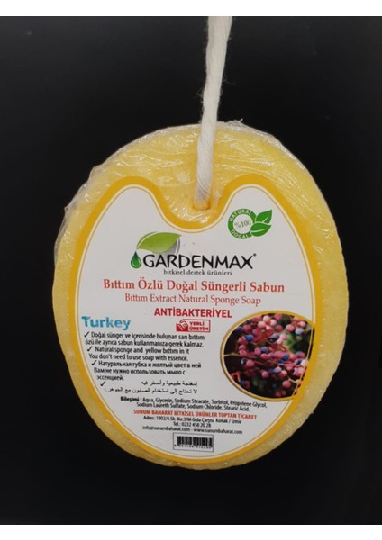 Bittim Özlü Süngerli Sabun Antibakteriyel