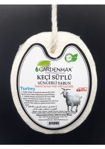 Keçi Sütlü Süngerli Sabun