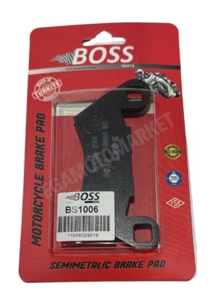 Mondial Ressivo 250 Arka Fren Balatası Boss Yerli Üretim BS100601