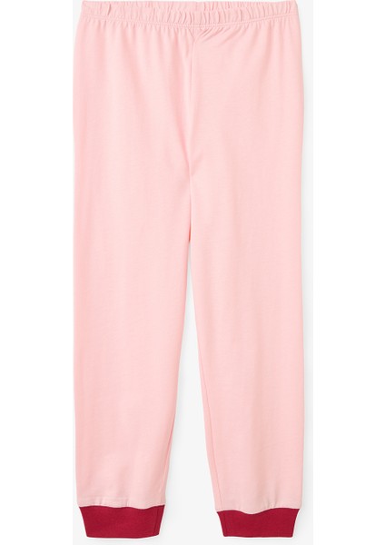 Gül Kurusu Kız Çocuk Guest First Peri Desenli Pamuklu 2'li Pijama Takımı