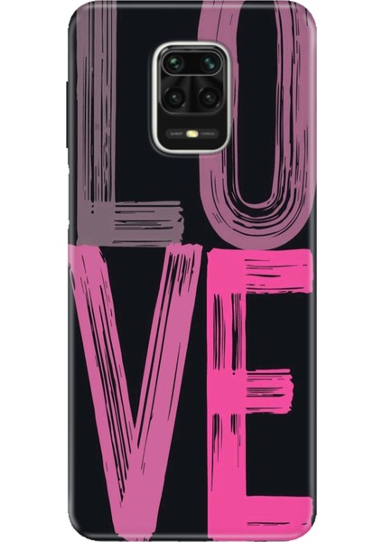 Xiaomi Redmi Note 9 Pro Kılıf Desenli Baskılı Tpu Rubber Kapak Love2