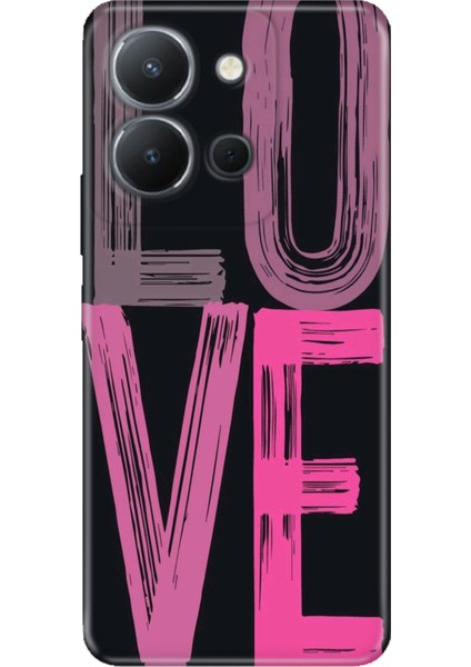 Vivo Y36 Kılıf Desenli Baskılı Tpu Rubber Kapak Love2