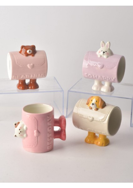 3D Ayı Figürlü Seramik Kupa 438 ml fırsatları