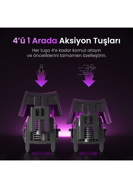 Mercury V75 Lite Hall Effect, Rapid Trigger 8.000 Hz Kablolu Manyetik Klavye + M2 26.000 Dpı Rgb Kablosuz Mouse Oyuncu Seti, Şeffaf Siyah modelleri