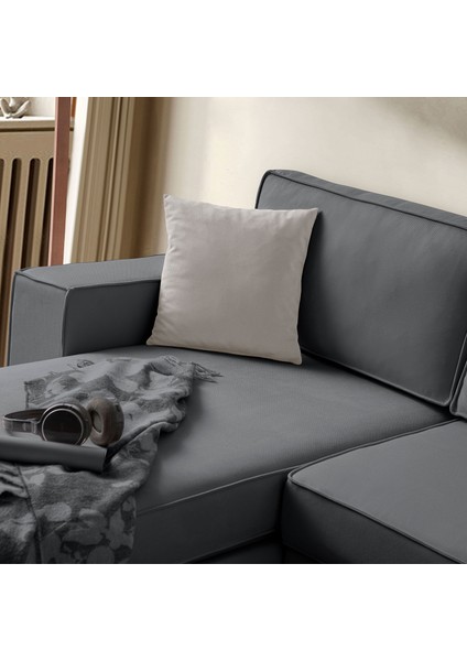 Corner Köşe Koltuk Takımı Sandıklı Antrasit fırsatları