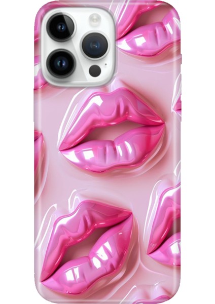 iPhone 15 Pro Max Kılıf Desenli Baskılı Tpu Rubber Kapak Mucuk