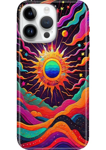 iPhone 15 Pro Max Kılıf Desenli Baskılı Tpu Rubber Kapak Magic