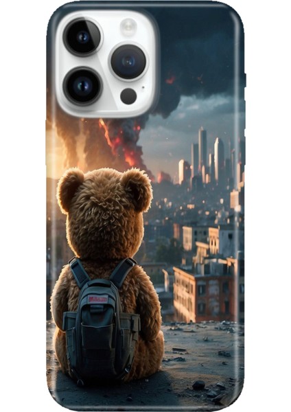 iPhone 15 Pro Max Kılıf Desenli Baskılı Tpu Rubber Kapak No Warr