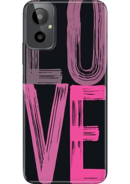 General Mobile Gm 23-Se Kılıf Desenli Baskılı Tpu Rubber Kapak Love2