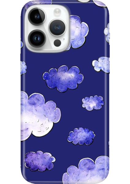 iPhone 15 Pro Max Kılıf Desenli Baskılı Tpu Rubber Kapak Rüyadaki Bulut