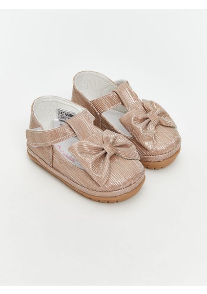 Yeni Sezon Fiyonk Detaylı Kız Bebek Spor Ayakkabı