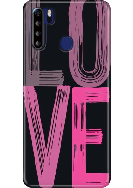 Reeder P13 Blue Max 6.49" Kılıf Desenli Baskılı Tpu Rubber Kapak Love2