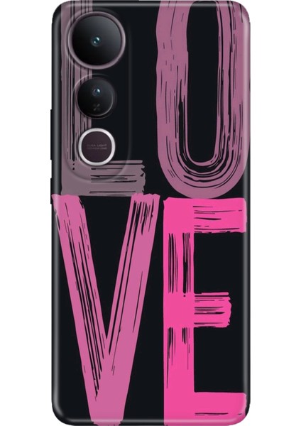 Vivo V50 Lite Kılıf Desenli Baskılı Tpu Rubber Kapak Love2