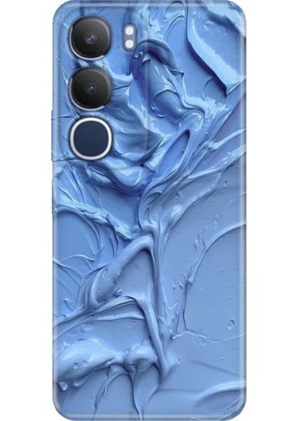 Vivo Y19S Kılıf Desenli Baskılı Tpu Rubber Kapak Sanatsal