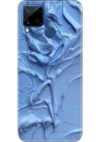 Realme C21Y - C25Y Kılıf Desenli Baskılı Tpu Rubber Kapak Sanatsal