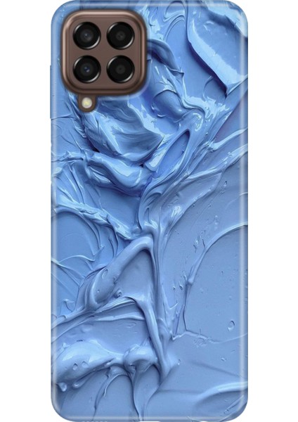 Samsung Galaxy A22 Kılıf Desenli Baskılı Tpu Rubber Kapak Sanatsal