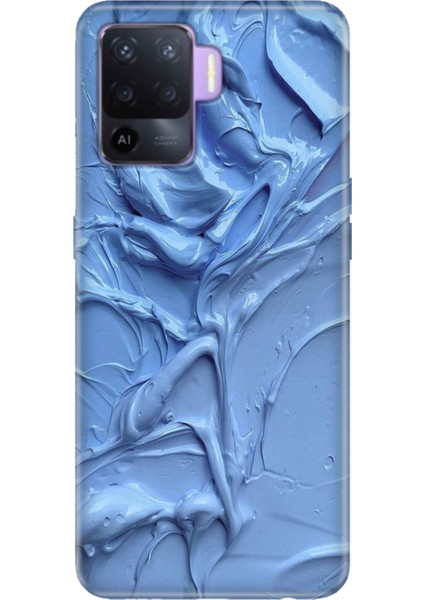 Oppo Reno 5 Lite Kılıf Desenli Baskılı Tpu Rubber Kapak Sanatsal