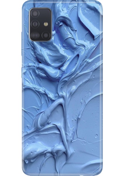 Samsung Galaxy A51 Kılıf Desenli Baskılı Tpu Rubber Kapak Sanatsal