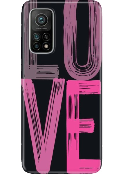 Xiaomi Mi 10T Pro Kılıf Desenli Baskılı Tpu Rubber Kapak Love2