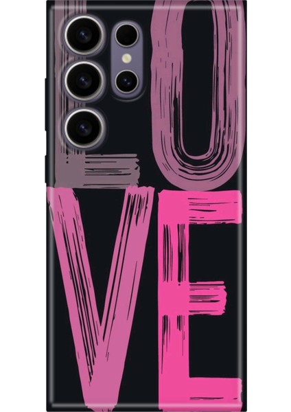 Samsung Galaxy S24 Ultra Kılıf Desenli Baskılı Tpu Rubber Kapak Love2