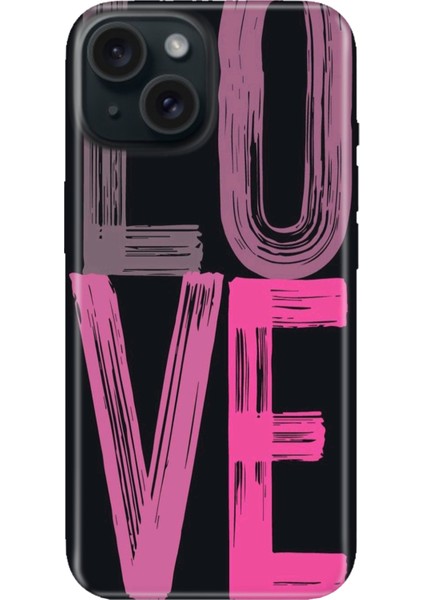 iPhone 14 Kılıf Desenli Baskılı Tpu Rubber Kapak Love2