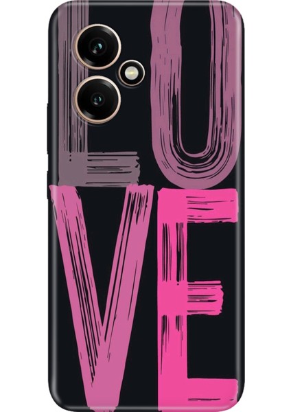 Honor 400 Kılıf Desenli Baskılı Tpu Rubber Kapak Love2