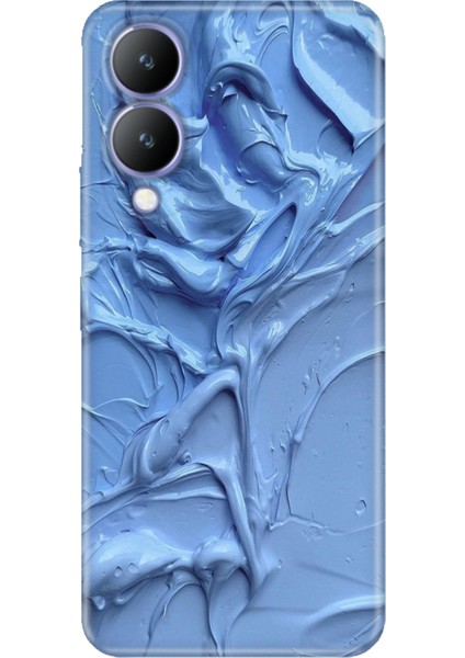 Vivo Y17S Kılıf Desenli Baskılı Tpu Rubber Kapak Sanatsal