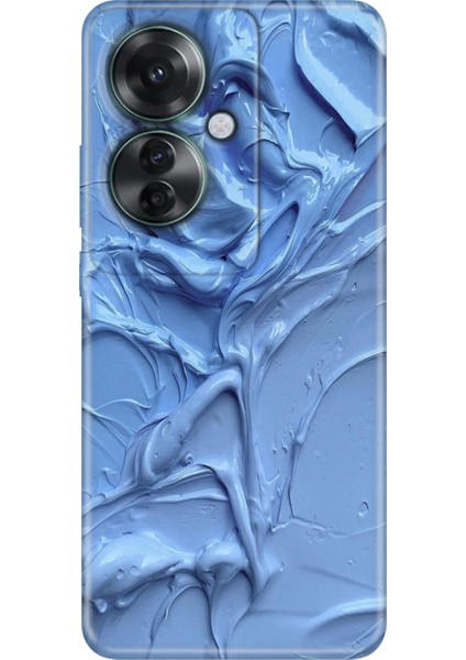 Oppo Reno 11F Kılıf Desenli Baskılı Tpu Rubber Kapak Sanatsal