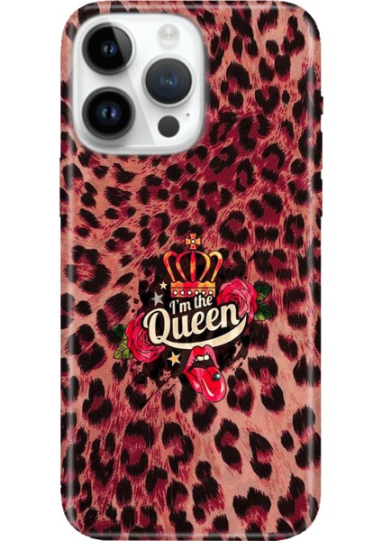 iPhone 15 Pro Max Kılıf Desenli Baskılı Tpu Rubber Kapak Queen