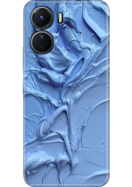 Vivo Y16 Kılıf Desenli Baskılı Tpu Rubber Kapak Sanatsal