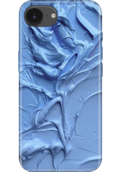 iPhone 16E Kılıf Desenli Baskılı Tpu Rubber Kapak Sanatsal