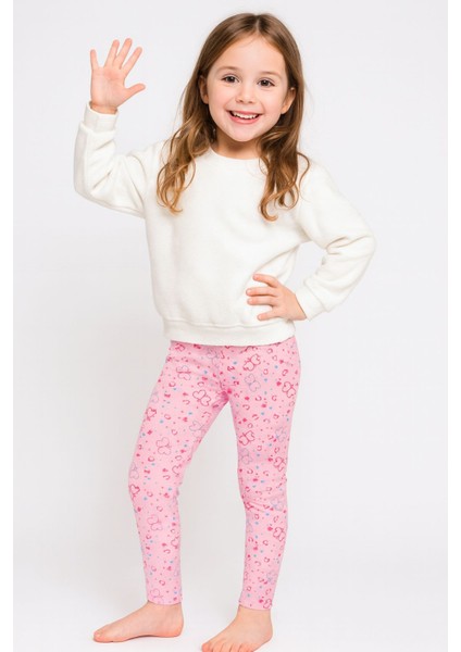 Kız Çocuk Mevsimlik Baskılı Tayt