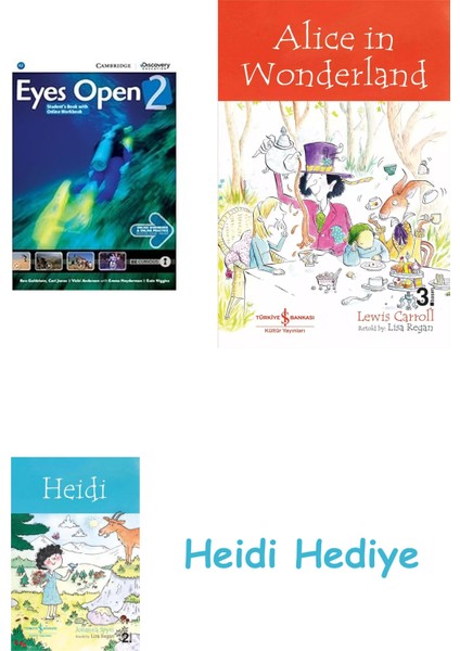Eyes Open 2 Student’s Book With Online Workbook And Online Practice + Alice In Wonderland + Heidi