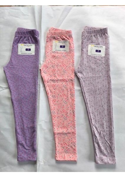 Kız Çocuk Mevsimlik Baskılı Tayt