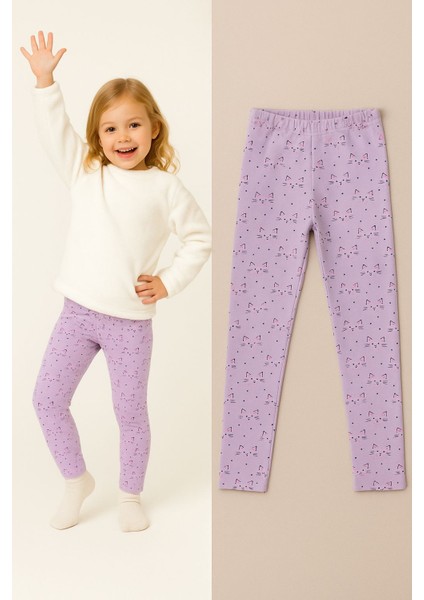 Kız Çocuk Mevsimlik Baskılı Tayt indirimleri