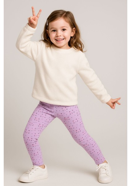 Kız Çocuk Mevsimlik Baskılı Tayt