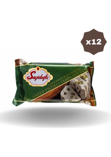 Seyıdoglu Fıstıklı Tahın Helva 500 Gr. - (12 Adet)