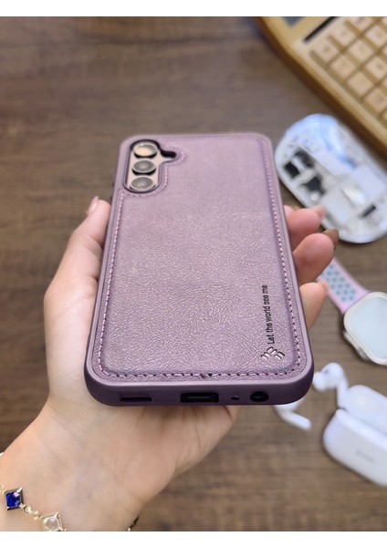 Samsung Galaxy S25 Uyumlu Premium Deri Dokulu Darbelere Karşı Dayanıklı Nazal Silikon Kılıf modelleri